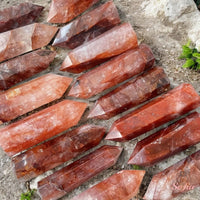 Fire Quartz Crystal Tower | Crystal Stone Decor
