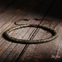 Pyrite Bracelet | Layering Gemstone Heishi Beaded Bracelets