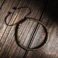 Pyrite Bracelet | Layering Gemstone Heishi Beaded Bracelets