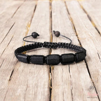 Black Tourmaline Bracelet | Layering Gemstone Jewelry
