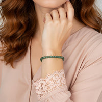 4MM Green Aventurine Bracelet | Dainty Beaded Crystal Jewelry