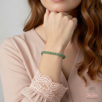 4MM Green Aventurine Bracelet | Dainty Beaded Crystal Jewelry