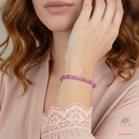 4MM Kunzite Bracelet | Dainty Beaded Crystal Jewelry