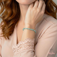 4MM Amazonite Bracelet | Dainty Beaded Crystal Jewelry