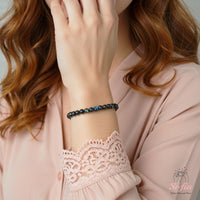 4MM Labradorite Bracelet | Dainty Beaded Crystal Jewelry