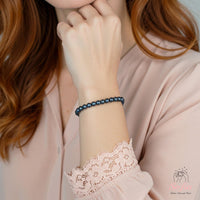 5MM Shungite Bracelet | Dainty Beaded Crystal Jewelry