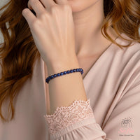 4MM Goldstone Bracelet | Dainty Beaded Crystal Jewelry
