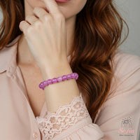 Kunzite Stretch Bracelet | Crystal Jewelry