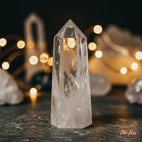 Clear Quartz Crystal Tower | Crystal Stone Decor
