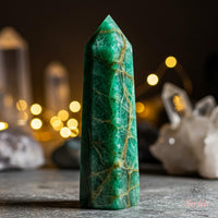 Emerald Crystal Tower | Crystal Stone Decor
