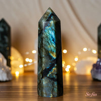 Labradorite Crystal Tower | Crystal Stone Decor