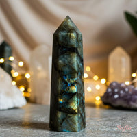 Labradorite Crystal Tower | Crystal Stone Decor