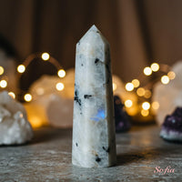 Rainbow Moonstone Crystal Tower | Crystal Stone Decor