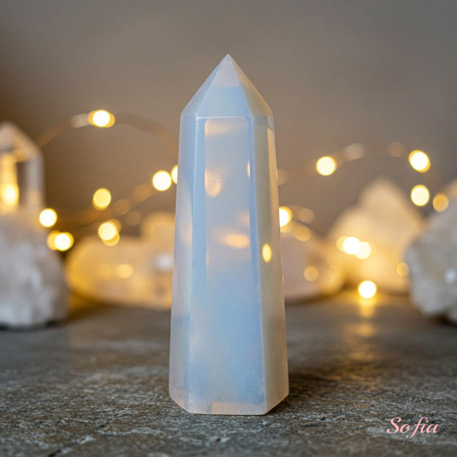 Opalite Crystal Tower | Healing Decor - photo 1