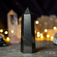 Shungite Crystal Tower | Crystal Stone Decor