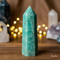 Amazonite Crystal Tower | Crystal Stone Decor