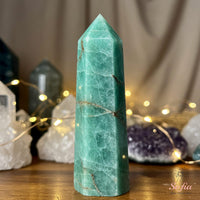 Amazonite Crystal Tower | Crystal Stone Decor