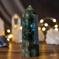 Arfvedsonite Crystal Tower | Crystal Stone Decor