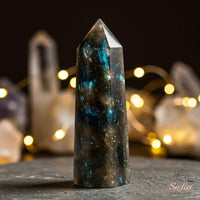 Arfvedsonite Crystal Tower | Crystal Stone Decor