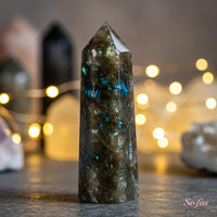Arfvedsonite Crystal Tower | Crystal Stone Decor