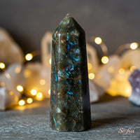 Arfvedsonite Crystal Tower | Crystal Stone Decor