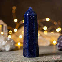 Goldstone Crystal Tower | Crystal Stone Decor