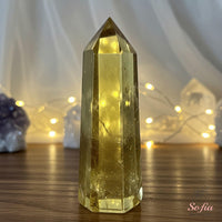 Citrine Crystal Tower | Crystal Stone Decor