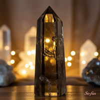 Smoky Quartz Crystal Tower | Crystal Stone Decor