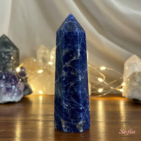 Sodalite Crystal Tower | Crystal Stone Decor