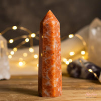 Sunstone Crystal Tower | Crystal Stone Decor