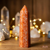 Sunstone Crystal Tower | Crystal Stone Decor