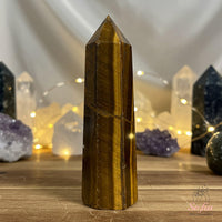 Tigers Eye Crystal Tower | Crystal Stone Decor