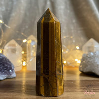Tigers Eye Crystal Tower | Crystal Stone Decor