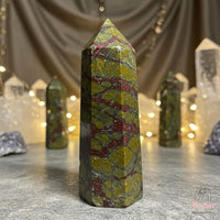 Dragon Bloodstone Crystal Tower | Crystal Stone Decor