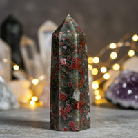 African Bloodstone Crystal Tower | Crystal Stone Decor