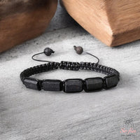 Black Tourmaline Bracelet | Layering Gemstone Jewelry