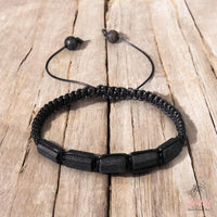 Black Tourmaline Bracelet | Layering Gemstone Jewelry