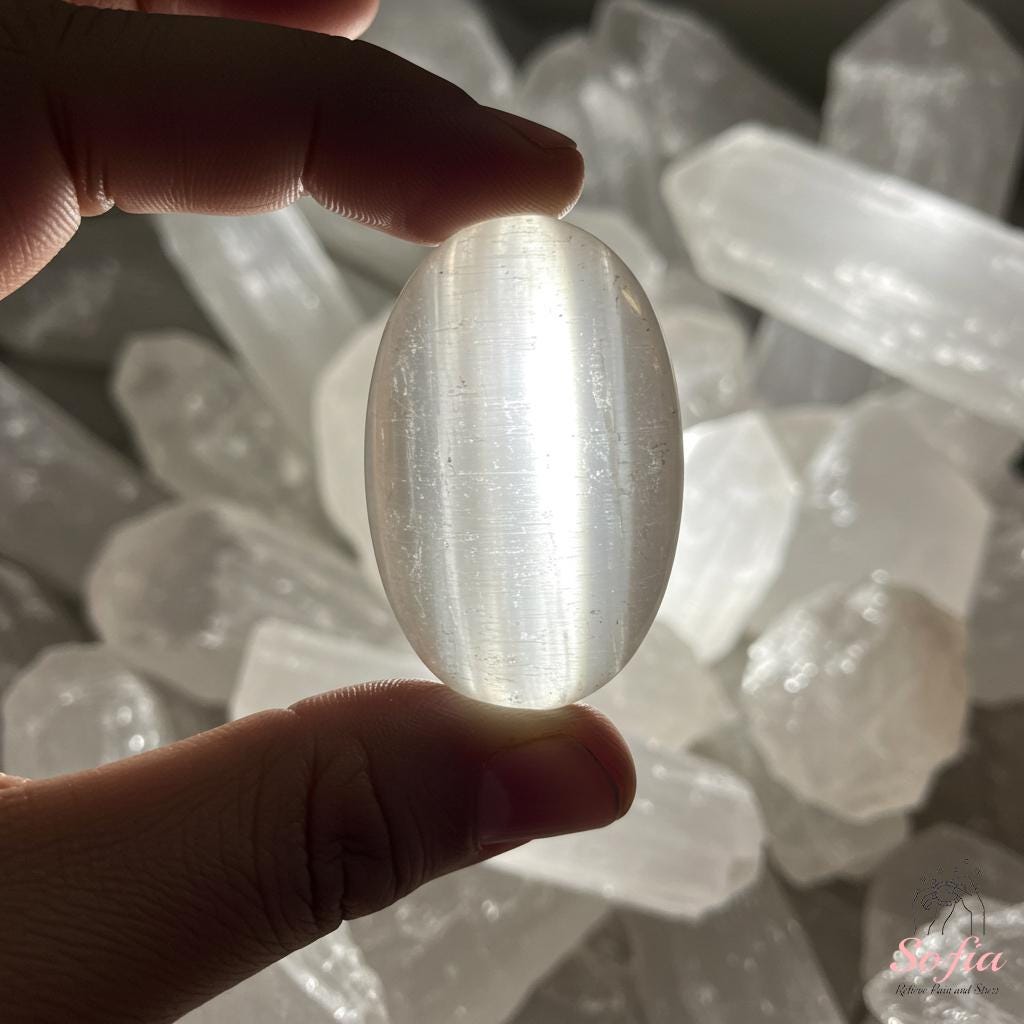 Selenite Crystal Tumbles | Crystal Stone Decor