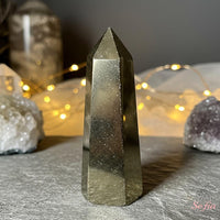 Pyrite Crystal Tower | Crystal Stone Decor