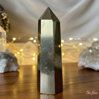 Pyrite Crystal Tower | Crystal Stone Decor