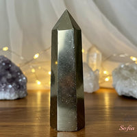 Pyrite Crystal Tower | Crystal Stone Decor