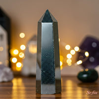 Hematite Crystal Tower | Crystal Stone Decor