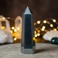 Hematite Crystal Tower | Crystal Stone Decor