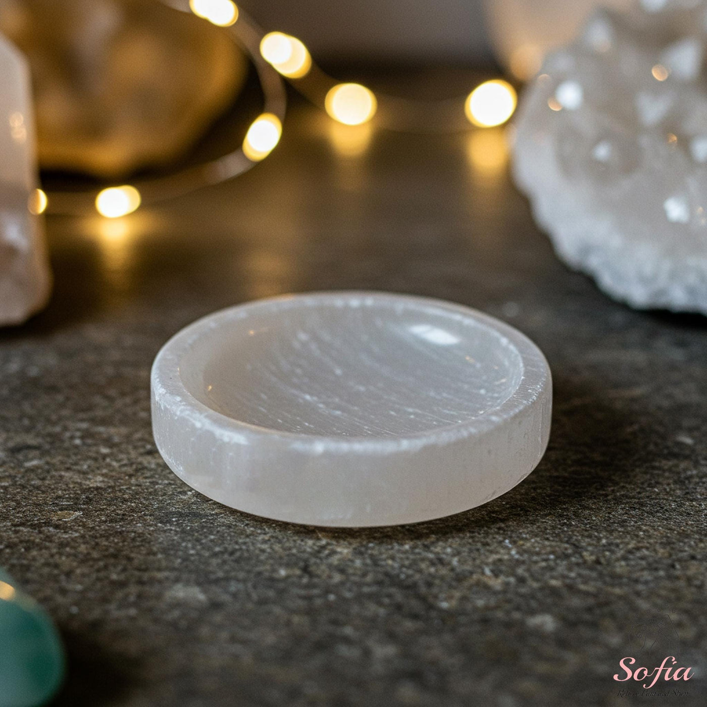 Selenite Crystal Plate | Crystal Stone Decor
