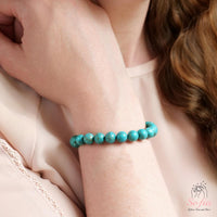 Blue Jasper Bracelet | Beaded Crystal Jewelry
