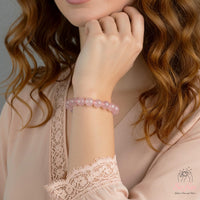 Rose Quartz Bracelet | Crystal Jewelry