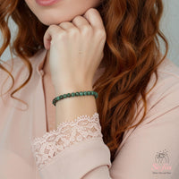 4MM Turquoise Bracelet | Dainty Beaded Crystal Jewelry