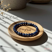4MM Blue Aventurine Bracelet | Dainty Beaded Crystal Jewelry