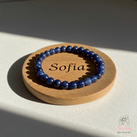 4MM Blue Aventurine Bracelet | Dainty Beaded Crystal Jewelry