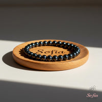 4MM Hematite Bracelet | Dainty Beaded Crystal Jewelry